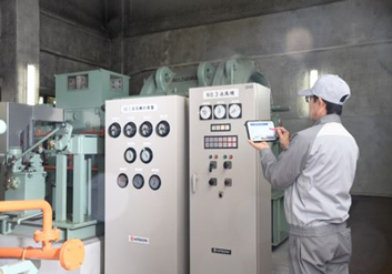 写真:設備点検